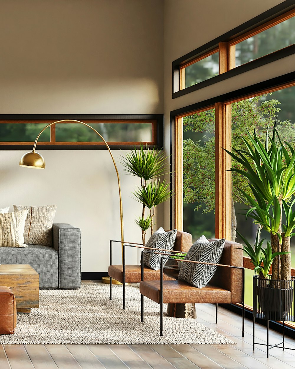Lichte woonkamer na een totaalrenovatie